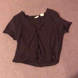 GRAY SHORT SLEEVE SHIRT